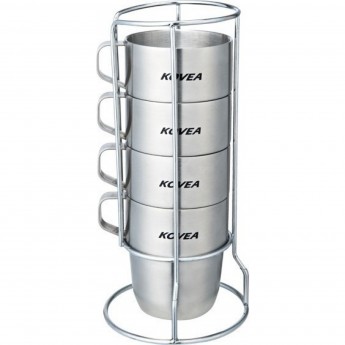 Набор кружек с держателем KOVEA Набор кружек с держателем KOVEA